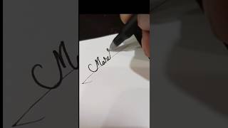 March in cursive writing | name of months #shorts #youtubeshorts #viral