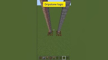Dripstone Logic 🤣 Minecraft #shorts