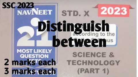 #science Distinguish Between impscience questions  #class 10th ssc apekshit set