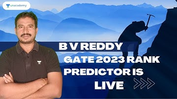 CHECK YOUR RANK HERE | Rank Predictor is Active Now | B V REDDY SIR #gaterankpredictor #gate