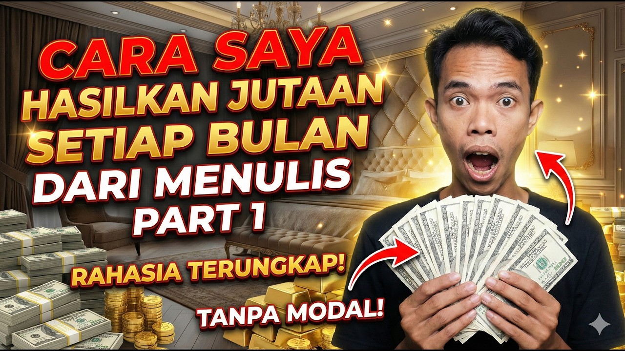 Cara Saya Hasilkan Jutaan Setiap Bulan Dari Menulis Part 1