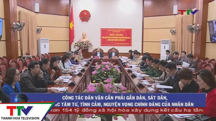 Công an thanh hóa trong công tác dân vận năm 2024