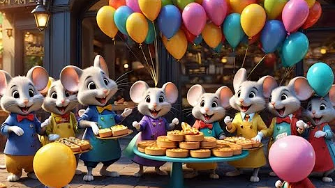 Three Blind Mice – Open a Cheese Café | Nursery Rhyme | Kids Songs | Baby Music