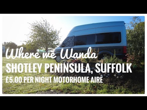 Our £5.00 per night Autumn Vanlife Camper Weekend Stopover Hike on the Shotley Peninsula