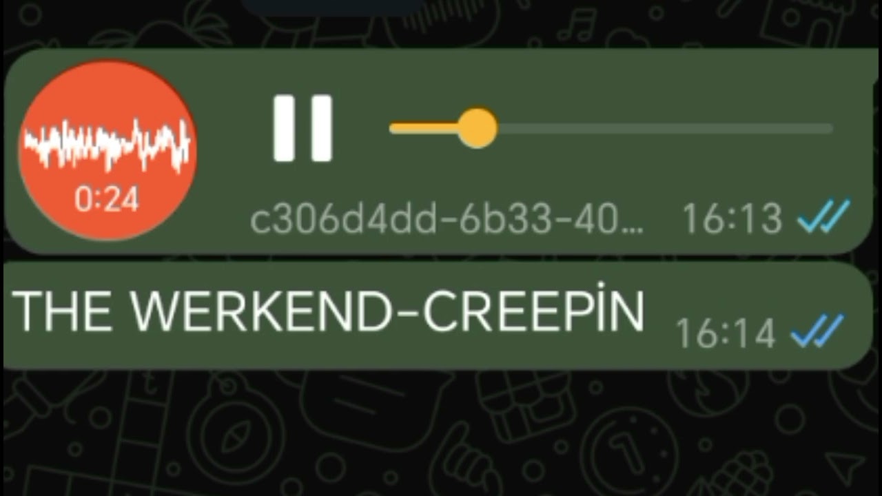 THE WERKEND-CREEPİN❤️