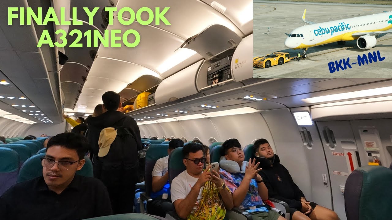 Cebu Pacific ✈️ Trip Report - Bangkok to Manila (Airbus A321neo)