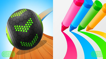 Going Balls Vs Pencil Rush Android iOS Mobile Gameplay Walkthrough 157083