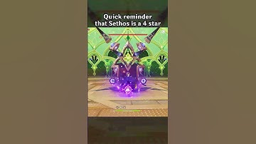 QUICK REMINDER THAT SETHOS IS A 4 STAR