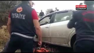 Erzincanda Trafik Kazası 1 Ölü 3 Yaralı