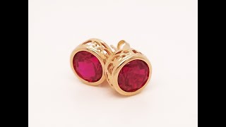 Chatham Created Rubies: Lab grown rubies, grown by the flux method.