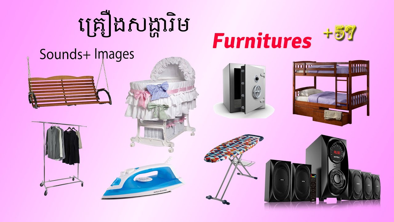 Furniture in English YouTube