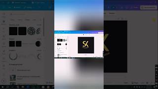 &quot;SK Logo Design | Elegant Gradient Monogram &quot; |Canva| Part 2|  #graphic #shorts