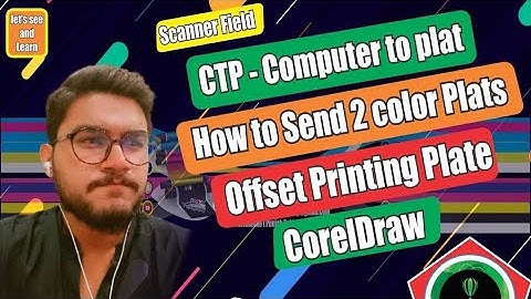 afaqgraphy || CTP: How to send 2 colour Design plates in CorelDraw