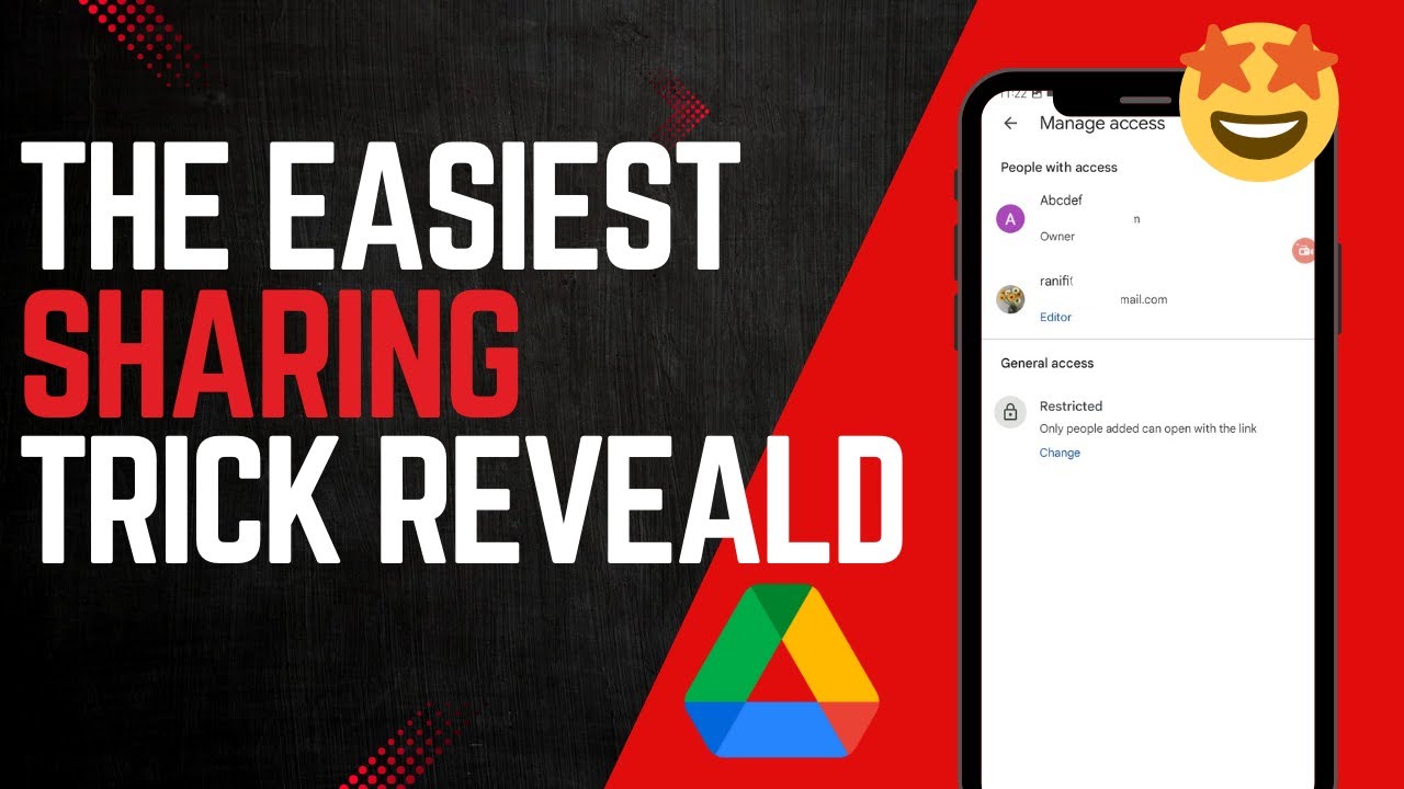 How to Share Google Drive folders with Links and Emails - YouTube