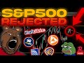 Bitcoin LIVE : S&amp;P 500 REJECTION AT MOTHER OF ALL TRENDLINES!