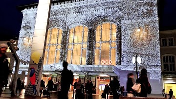 Wipe digital snow off with your hands - interactive Projection mapping