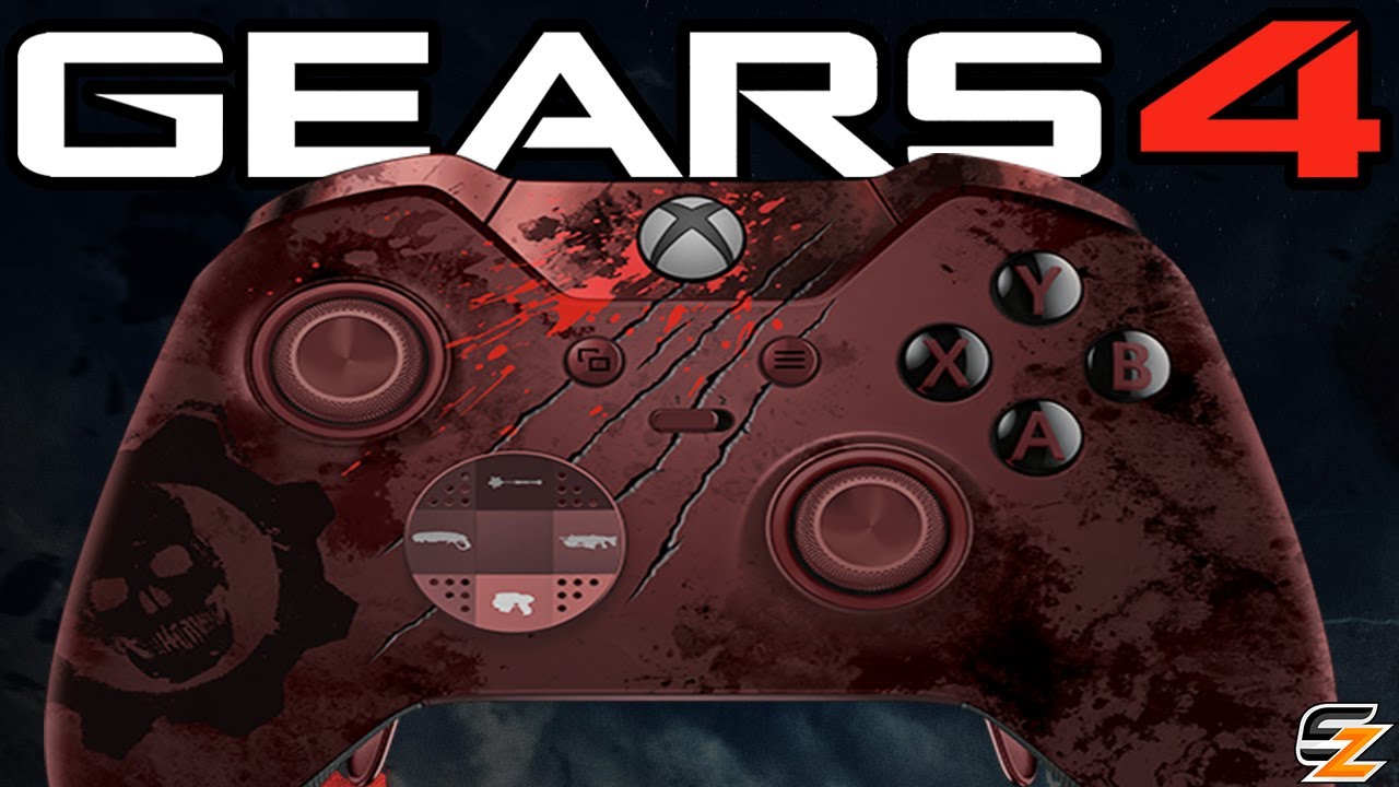 Xbox Elite Wireless Controller+Gears of War 4 Limited Edition - YouTube
