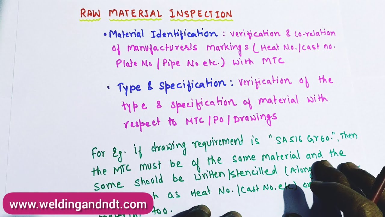 [English] Raw Material Inspection - YouTube