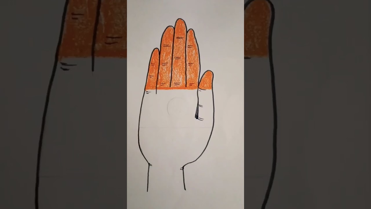 ✋= 🇮🇳 easy drawing for beginners 