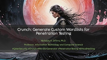Crunch: Generate Custom Wordlists for Penetration Testing - 022524C02