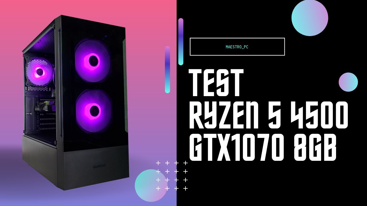 Ryzen 5 4500 and GTX1070 8gb Test in game - YouTube