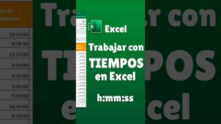 Calcular horas EXTRAS y Tiempos en Excel