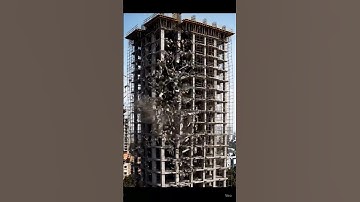 Massive Building Falls Apart in Seconds 🚨 | Realistic Collapse #CollapseVideo #collapsebuilding