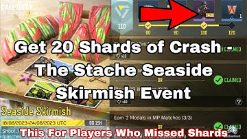 Get FREE 20 Shards of Crash - The Stache Seaside Skirmish Event Season 7 2023