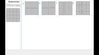 Papierfalten Gitternetz