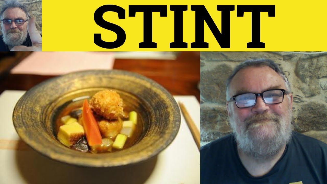 🔵 Stint Meaning Stinted Examples Define Stinting Stint Explained