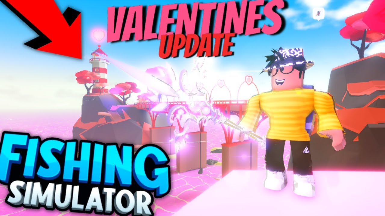 Fishing Simulator - VALENTINES UPDATE + FULL REVIEW (NEW FISH  +RODS+BOAT+SPEAR+BACKPACK) 