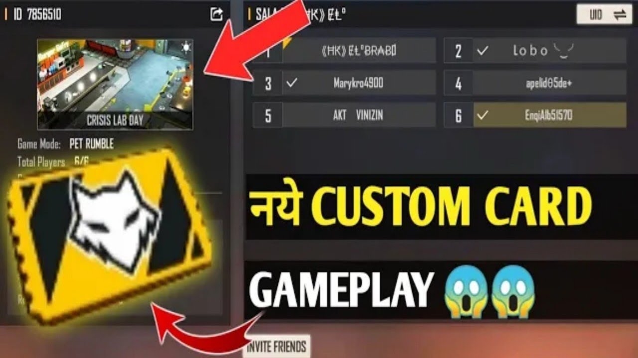 NEW PET RUMBLE ROOM CARD GAMEPLAY || HIGHLIGHTS FREE FIRE