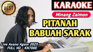 Zalmon - Pitanah Babuah Sarak || Karaoke Minang Ratok (HD Versi Live 2023)