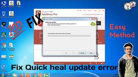 How to fix quick heal antivirus pro update error | 💯working