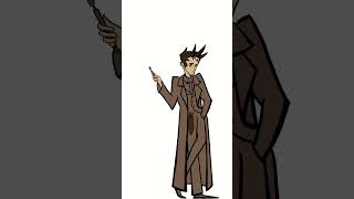 The 10th Doctor and his TARDIS :) #art #doctorwho #davidtennant #tenthdoctor #timelapse