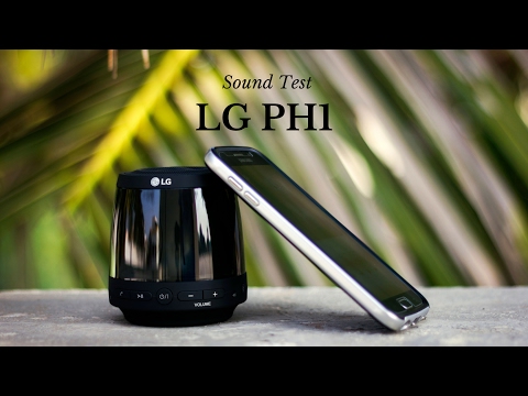 LG PH1 Bluetooth Speaker - Sound Test