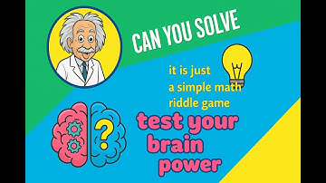 TEST YOUR IQ LEVEL! ✅ The Easiest Math Riddle 99.99% Fail! | #testyouriqlevel #brainteaser #livequiz