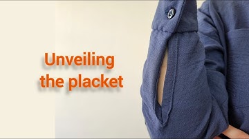 how to sew a sleeve placket with bias tape _ Chic Sleeve Placket