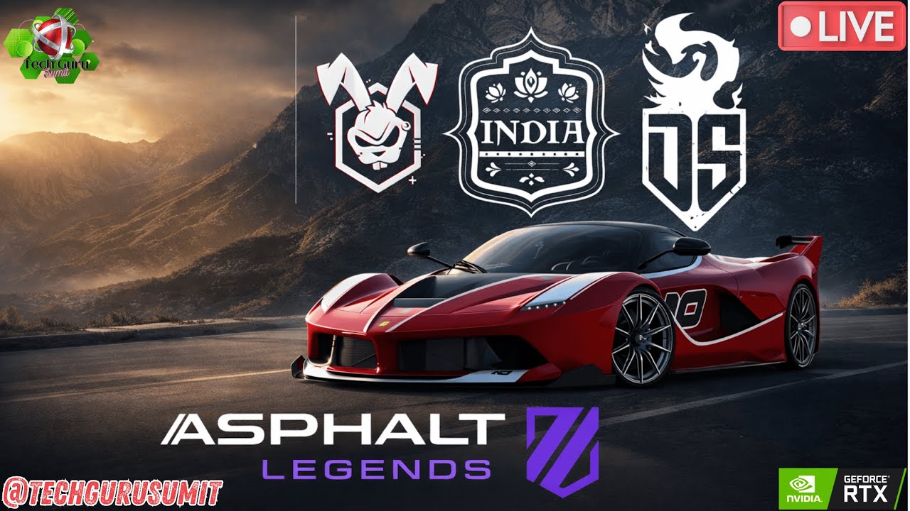 🔴New Asphalt Legends | 2k HDR| Live Stream | Tech Guru | Game Time