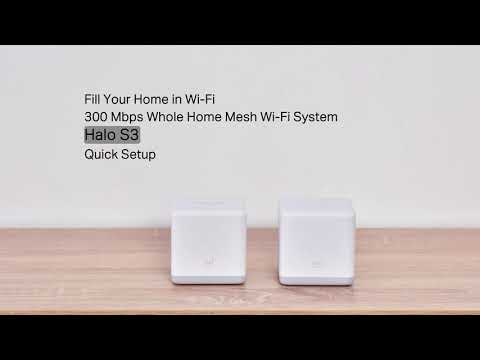How to set up Mercusys Halo Mesh Wi Fi System-Halo S3