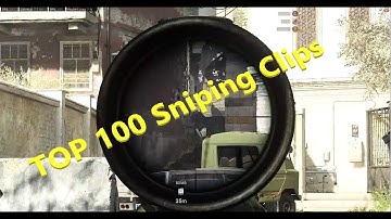 TOP 100 INSANE / BEST Sniping Clips 😱🔥🔥 NO Scope , Quick Scope ( Modern Warfare ) Part1