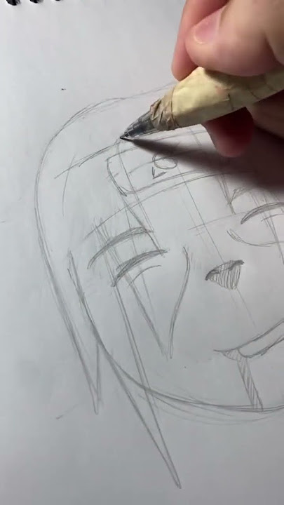 Desenhando o kakashi do zero #desenho #otaku #anime #naruto
