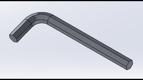 How to design Allen key in Solidworks