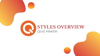 WordPress Quiz Maker Styles Overview
