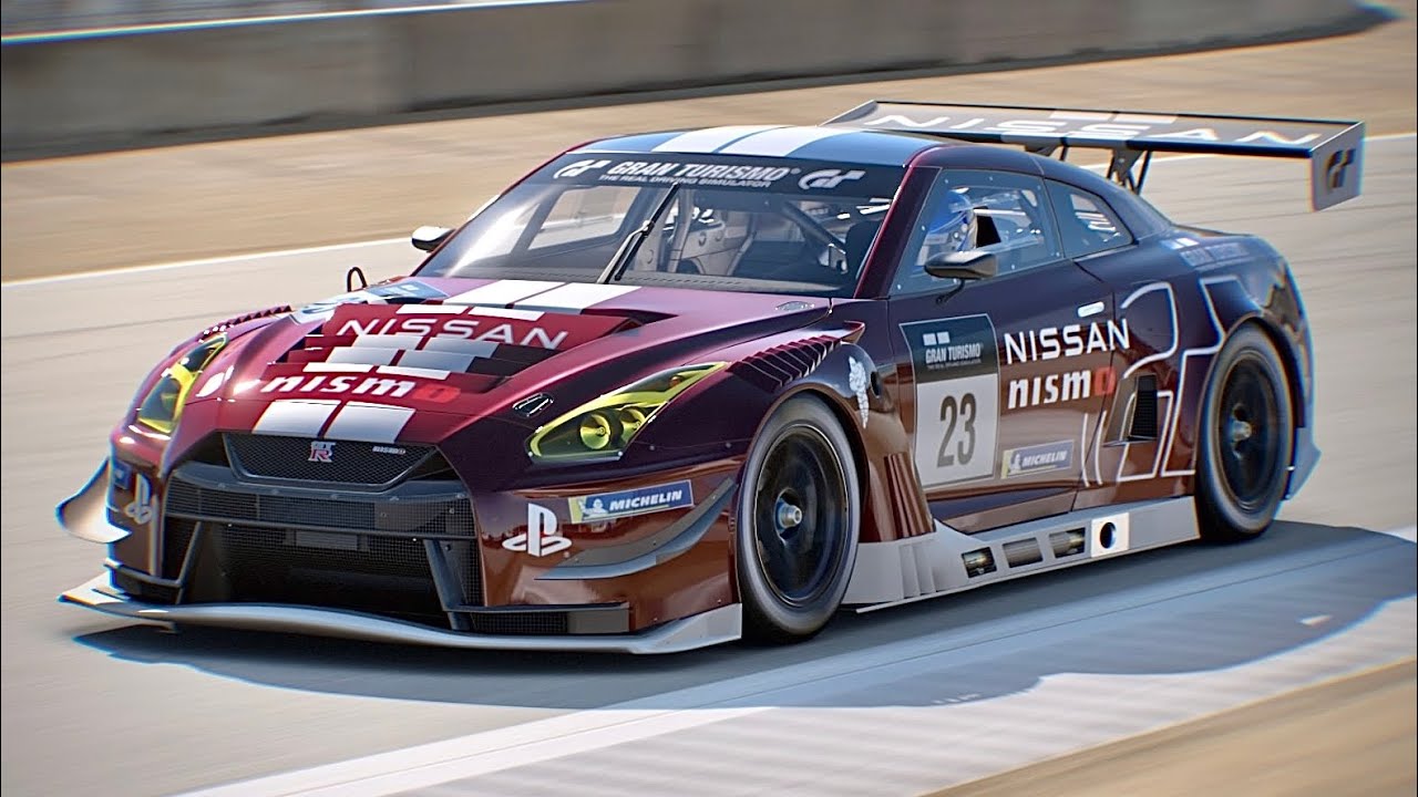GT7 Nissan GT R NISMO GT3 18 1 25 Update Laguna Seca Full Course 