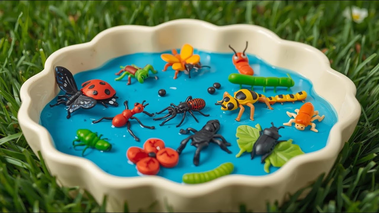 «Песня про насекомых от А до Я: учим алфавит с милыми маленькими букашками и насекомыми!»