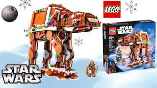 Building the LEGO Star Wars Gingerbread AT-AT (40806) | Christmas LEGO Time-Lapse! πβ¨ SPEED BUILD