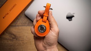 The MOST EXPENSIVE Apple Airtag Hermès! Unboxing and Initial Impression!