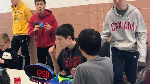 1.25 North American Record Pyraminx Single - Benjamin Kyle