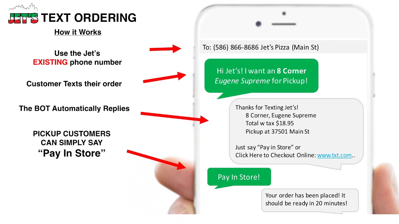 Jets Text Ordering Intro V2 - YouTube